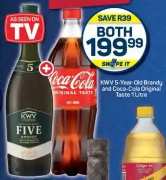 Pick n Pay KWV 5-Year-Old Brandy and Coca-Cola Original Taste offer