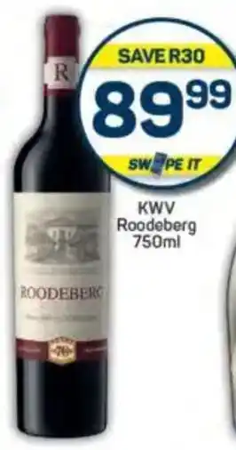 Pick n Pay KWV Roodeberg offer