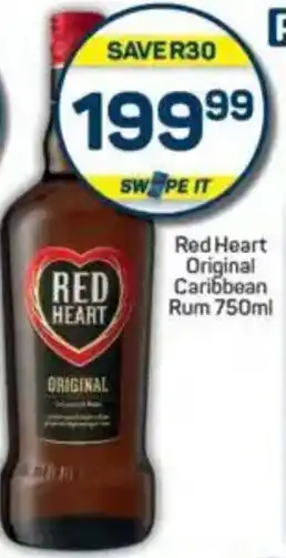 Pick n Pay Red Heart Original Caribbean Rum offer