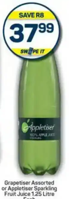 Pick n Pay Grapetiser Assorted or Appletiser Sparkling Fruit Juice offer