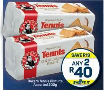 Pick n Pay Bakers Tennis Biscuits Assorted offer