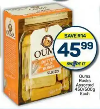 Pick n Pay Ouma Rusks Assorted offer