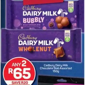 Pick n Pay Cadbury Dairy Milk Chocolate Slab Assorted offer