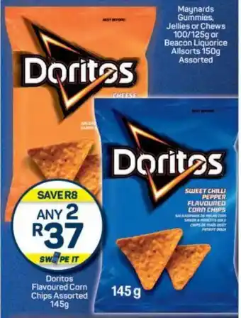 Pick n Pay Doritos Flavoured Corn Chips Assorted offer