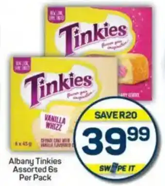 Pick n Pay Albany Tinkies Assorted offer