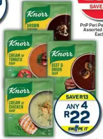 Pick n Pay Knorr Packet Soup Assorted offer