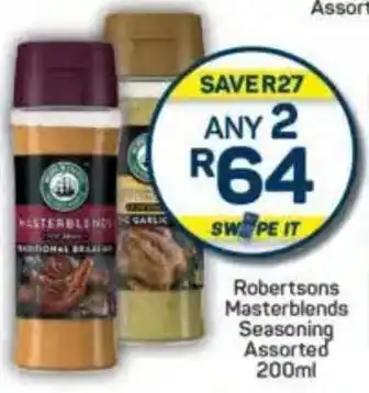 Pick n Pay Robertsons Masterblends Seasoning Assorted offer