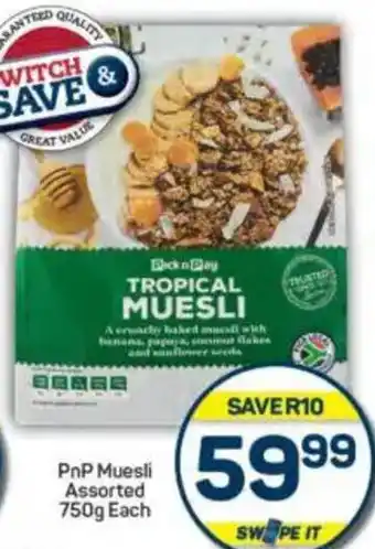 Pick n Pay PnP Muesli Assorted offer