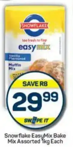 Pick n Pay Snowflake EasyMix Bake Mix Assorted offer