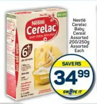 Pick n Pay Nestlé Cerelac Baby Cereal Assorted offer