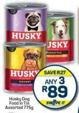 Pick n Pay Husky Dog Food in Tin Assorted offer