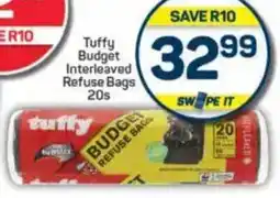 Pick n Pay Tuffy Budget Interleaved Refuse Bags offer