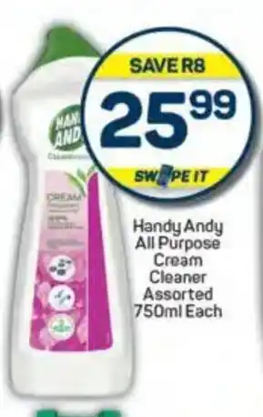 Pick n Pay Handy Andy All Purpose Cream Cleaner Assorted offer