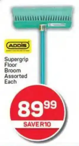 Pick n Pay ADDIS Supergrip Floor Broom Assorted Each offer