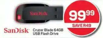 Pick n Pay SanDisk Cruzer Blade 64GB USB Flash Drive offer