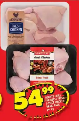 Shoprite County fair/ farmbest fresh chicken braai pack offer