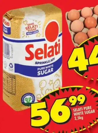 Shoprite Selati pure white sugar offer