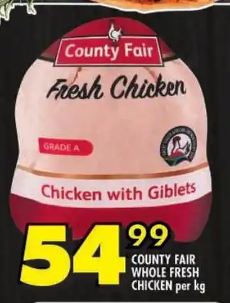 Shoprite County fair whole fresh chicken offer