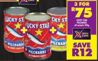 Shoprite Lucky star pilchards all variants offer