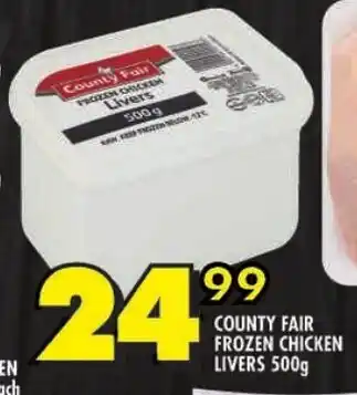 Shoprite County fair frozen chicken livers offer