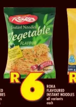 Shoprite Roka flavoured instant noodles all variants offer