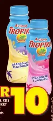 Shoprite Clover tropika dairy snack drink all variants offer