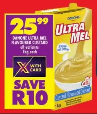 Shoprite Danone ultra mel flavoured custard all variants offer