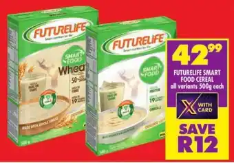 Shoprite Futurelife smart food cereal all variants offer