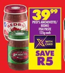 Shoprite Peck's anchovette/ redro fish paste offer