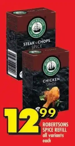 Shoprite Robertsons spice refill all variants offer