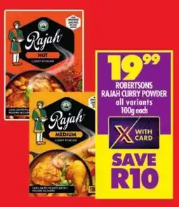 Shoprite Robertsons rajah curry powder all variants offer