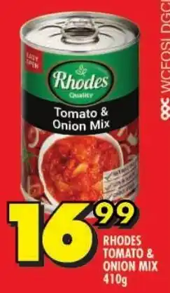 Shoprite Rhodes tomato & onion mix offer