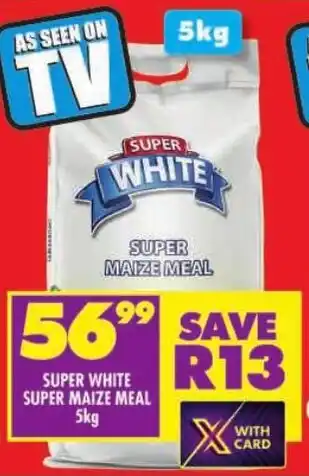 Shoprite Super white super maize meal offer