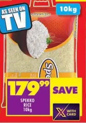 Shoprite Spekko rice offer