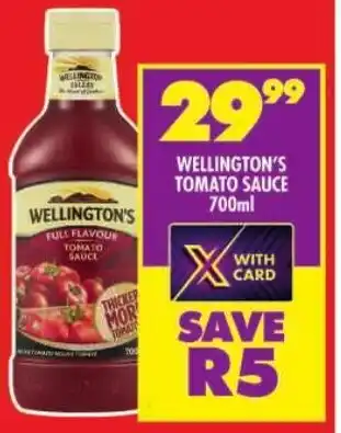 Shoprite Wellington's tomato sauce offer