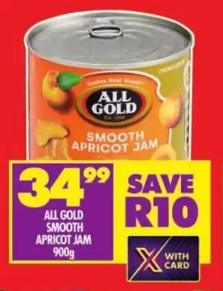 Shoprite All gold smooth apricot jam offer