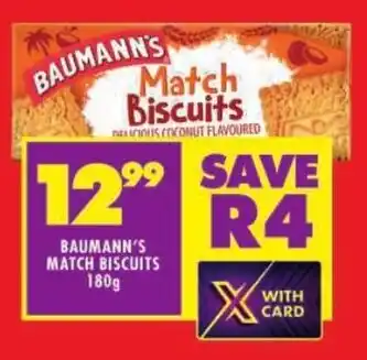 Shoprite Baumann's match biscuits offer