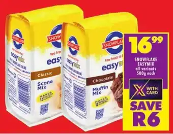 Shoprite Snowflake easymix all variants offer