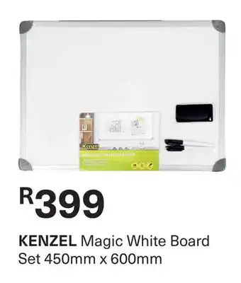 Pick n Pay KENZEL Magic White Board Set offer