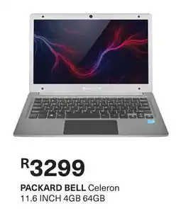 Pick n Pay PACKARD BELL Celeron 11.6 INCH 4GB 64GB offer