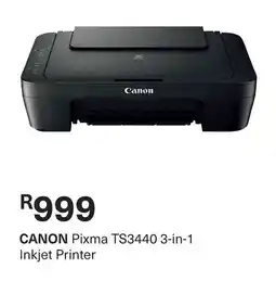 Pick n Pay CANON Pixma TS3440 3-in-1 Inkjet Printer offer