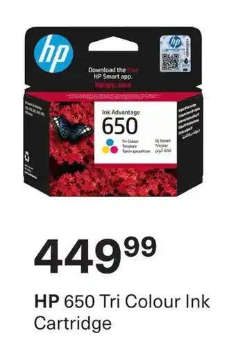 Pick n Pay HP 650 Tri Colour Ink Cartridge offer