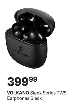 Pick n Pay VOLKANO Sleek Series TWS Earphones Black offer