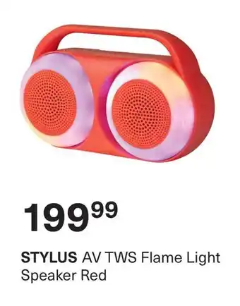 Pick n Pay STYLUS AV TWS Flame Light Speaker Red offer