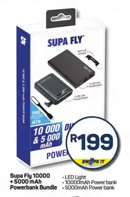 Pick n Pay Hypermarket Supa Fly 10000 +5000 mAh Powerbank Bundle offer