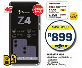 Pick n Pay Hypermarket Mobicel Z4 32GB offer