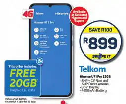 Pick n Pay Hypermarket Hisense U71 Pro 32GB offer