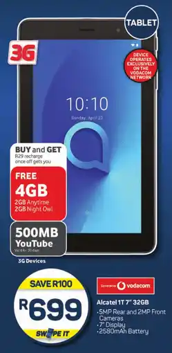 Pick n Pay Hypermarket Alcatel 1T 7" 32GB offer