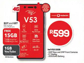 Pick n Pay Hypermarket Itel V53 32GB offer