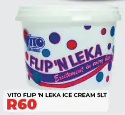 1UP Vito flip 'n leka ice cream offer